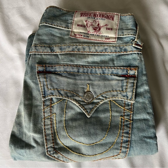 TRUE RELIGION SLIM JEANS...SIZE 30 (MENS) - Picture 1 of 10